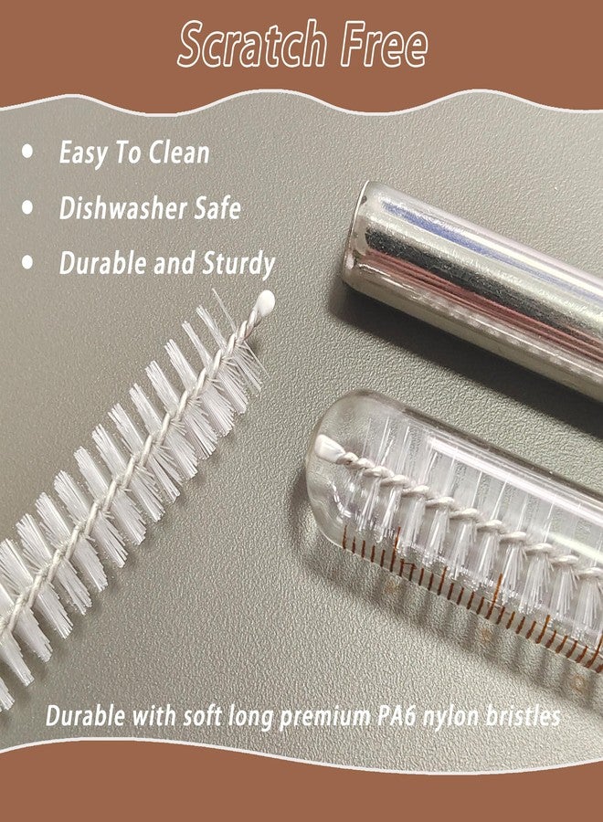 CIDYAUST 3 Pack Straw Cleaner Brush for Baby Bottles,Straw Brush Cleaner for Metal/Glass and Reusable Drinking Straws,Stanley Straw Cleaner Brush for 14oz 20oz 30oz Stanley Mugs. - Image 4